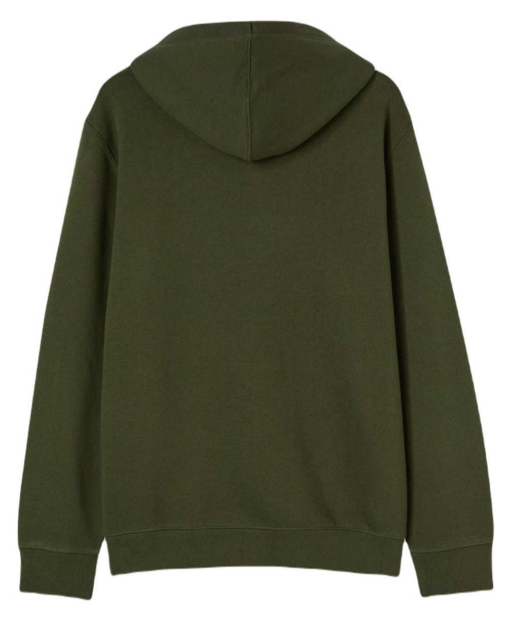 Olive Green coloured Dickies Rockfield Hoodie on white background