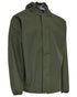 Olive Coloured Elka Light Jacket on white background