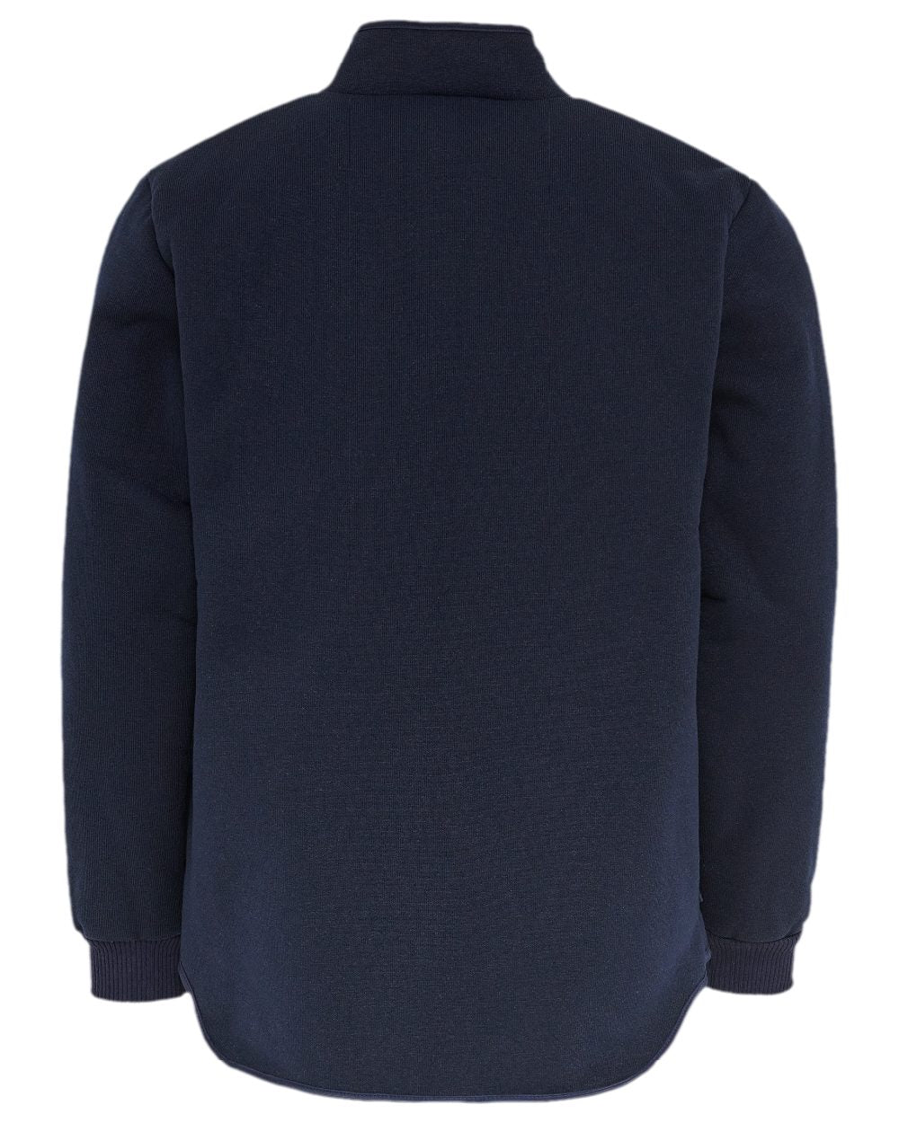 Navy Coloured Elka Mens Fibre Pile Jacket on white background