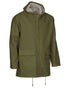Olive Coloured Elka Mens Jacket on white background