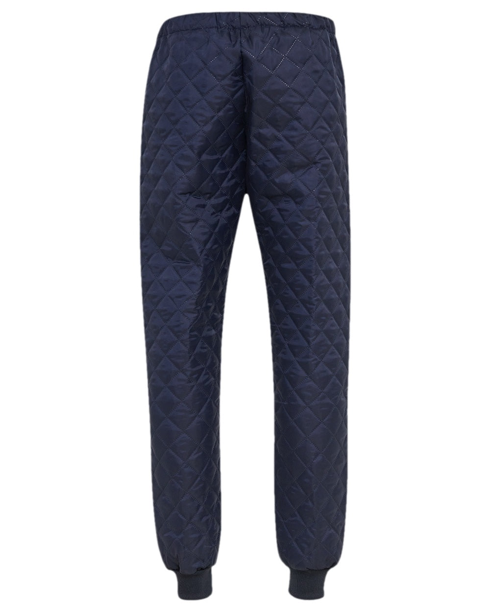 Navy Coloured Elka Mens Thermal Trousers on white background