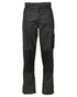 Black Coloured Elka Mens Working Xtreme Oxford Trousers on white background