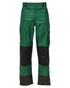 Green Black Coloured Elka Mens Working Xtreme Oxford Trousers on white background