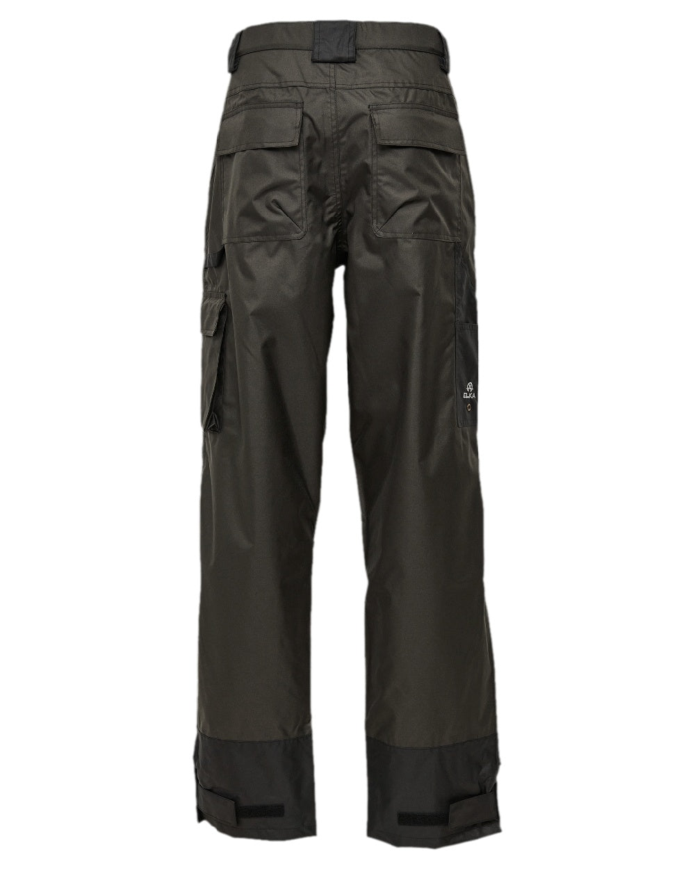 Grey Black Coloured Elka Mens Working Xtreme Oxford Trousers on white background