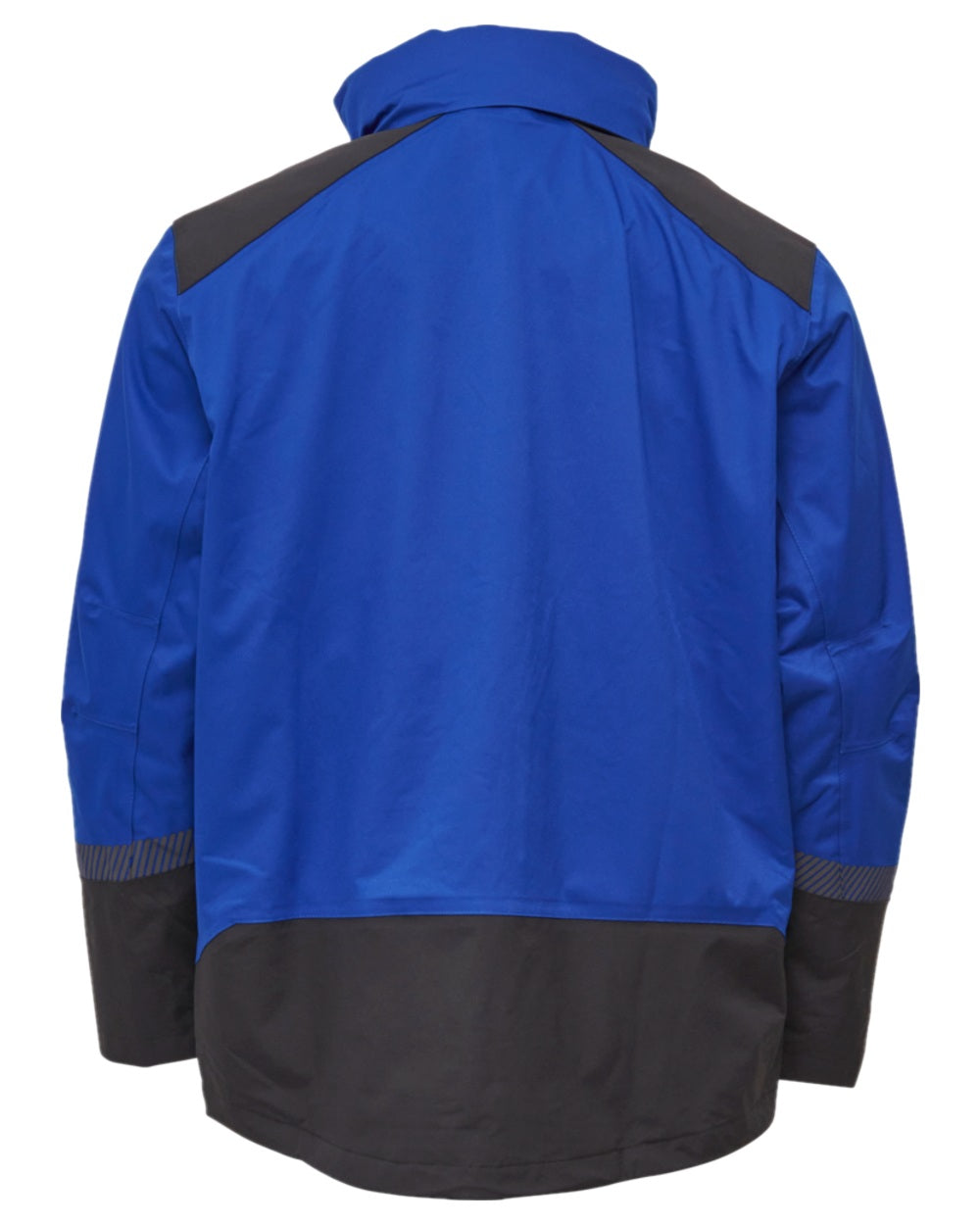Royal Blue Black Coloured Elka Mens Working Xtreme Stretch Jacket on white background