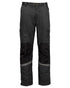 Black Coloured Elka Mens Working Xtreme Stretch Waist Trousers on white background