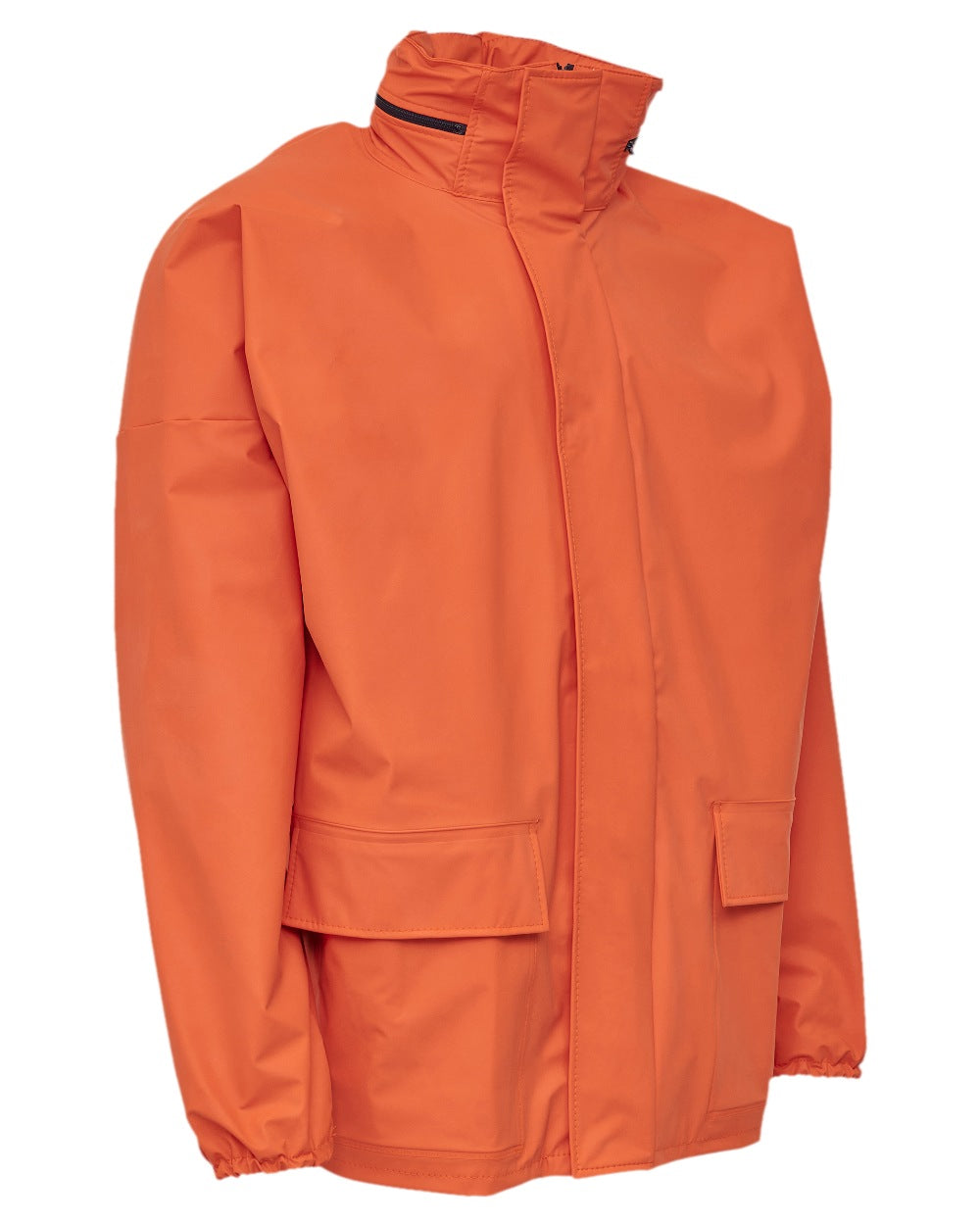 Orange Coloured Elka Professional Jacket on white background
