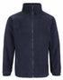 Navy Blue coloured Fort Lomond Fleece Jacket on white background