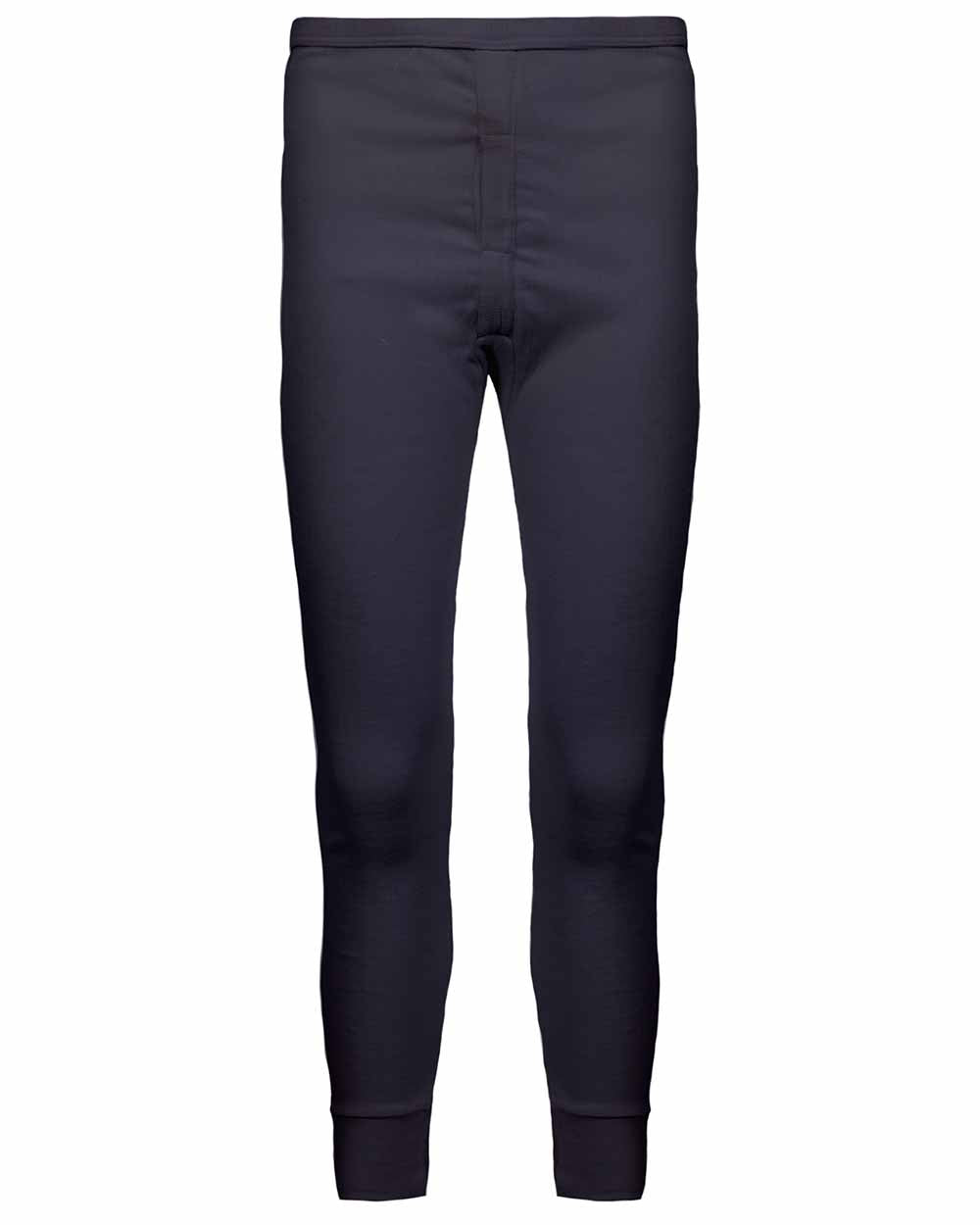 Blue coloured Fort Thermal Long Johns on white background