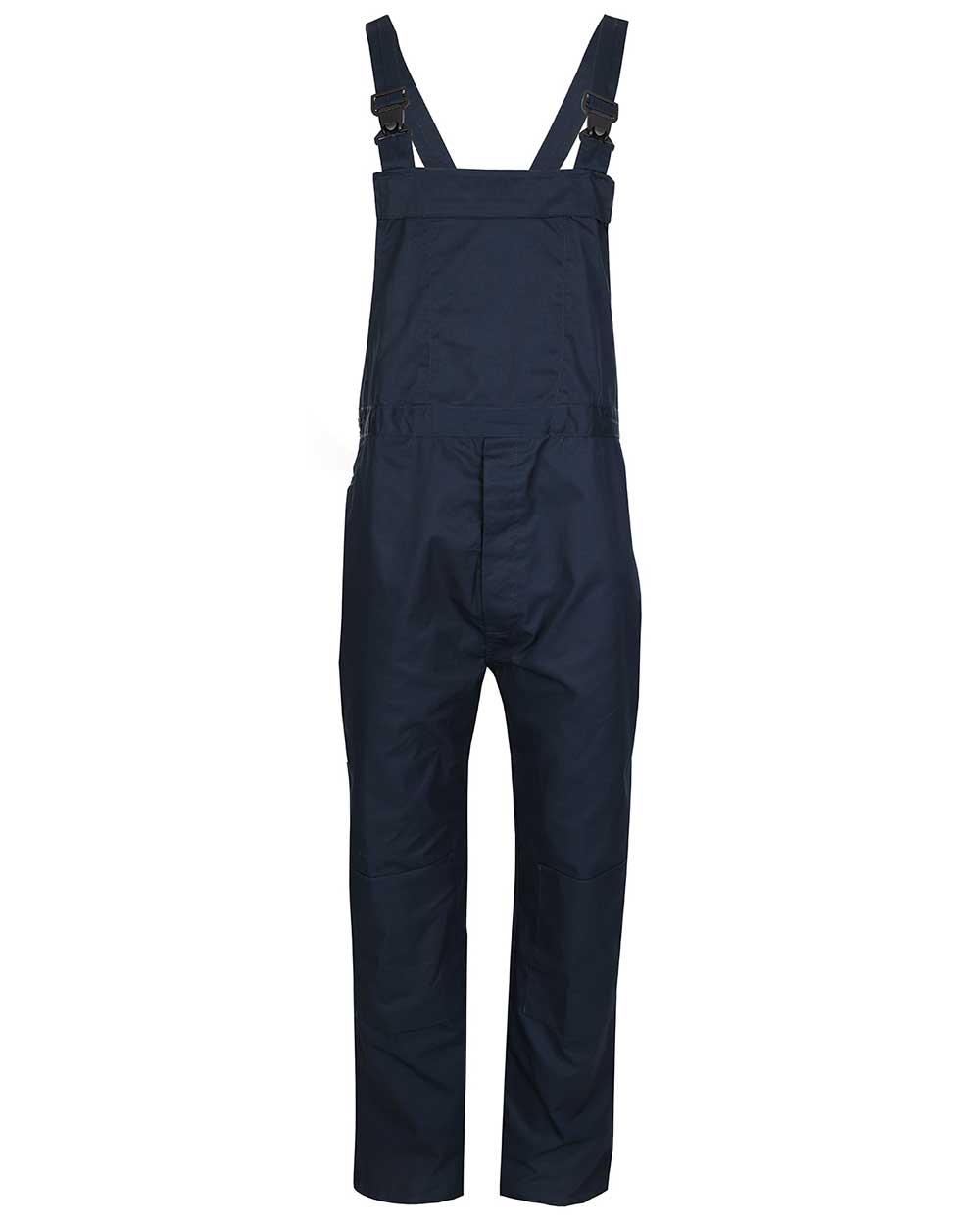 Navy coloured Fort Bib & Brace Overall Polycotton on white background