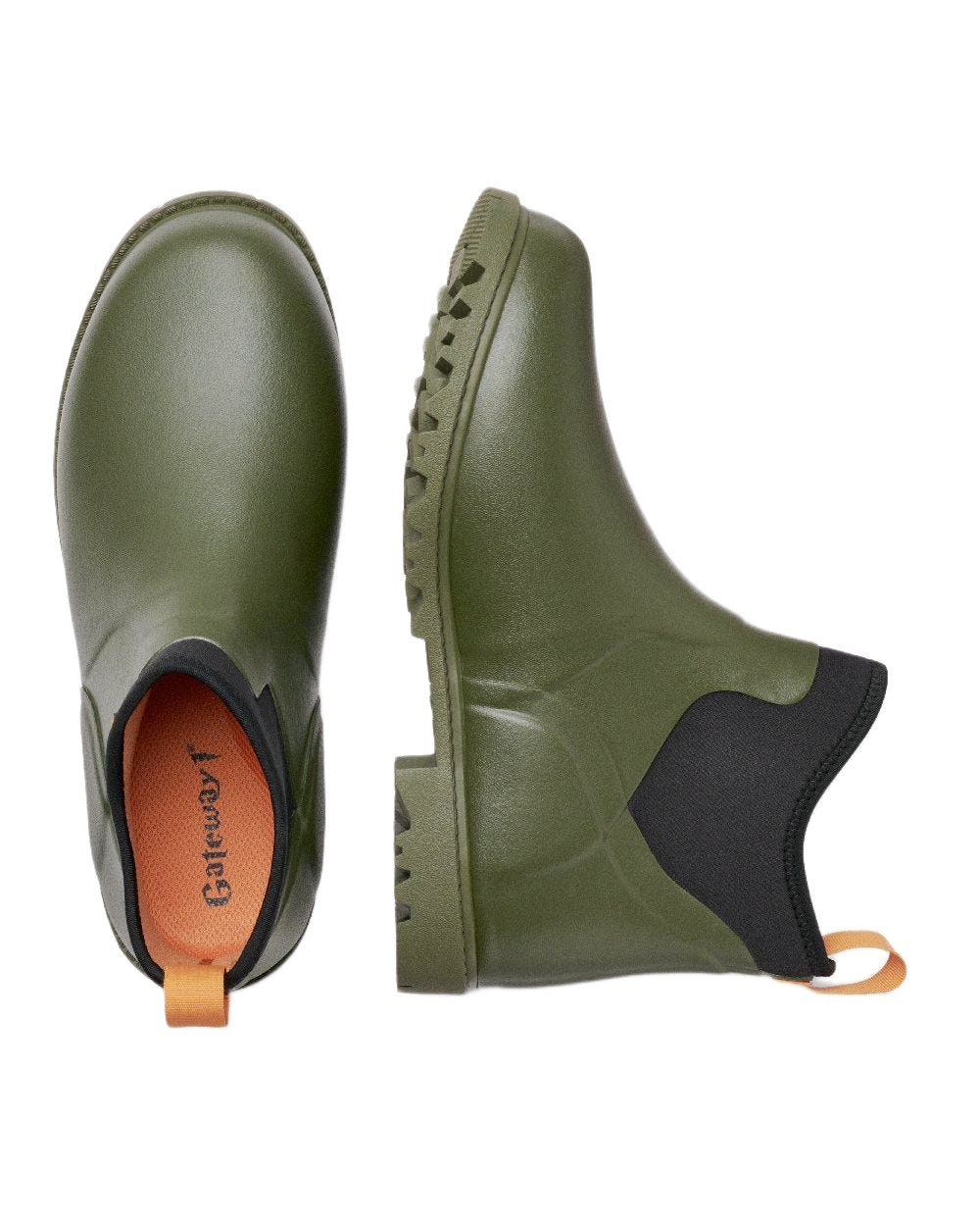 Khaki Coloured Gateway1 Ascot 6" 3mm Boots on white background