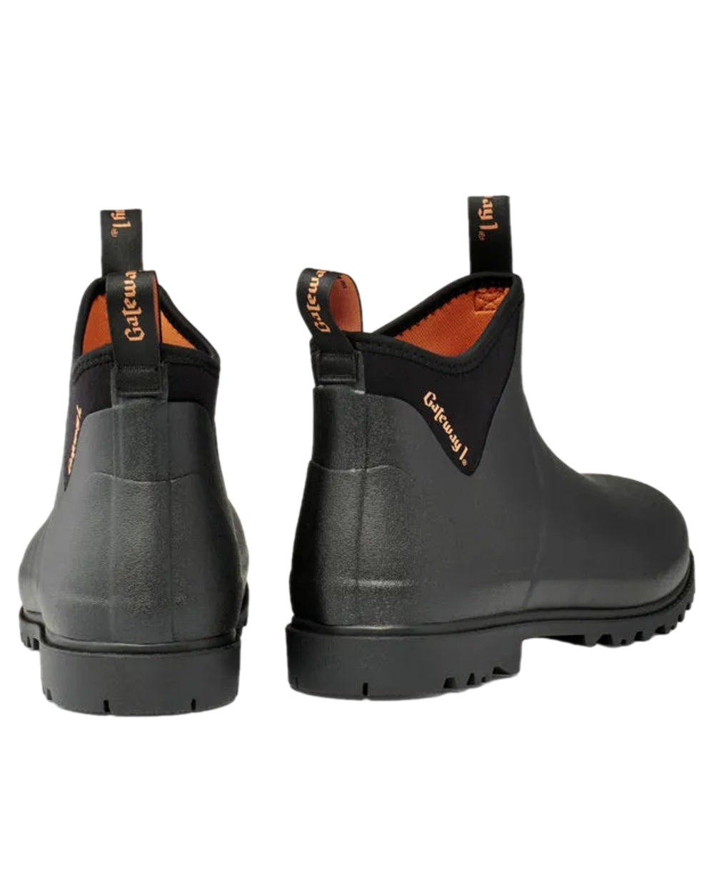 Black Coloured Gateway1 Ascot II 6" 3mm Boots on white background
