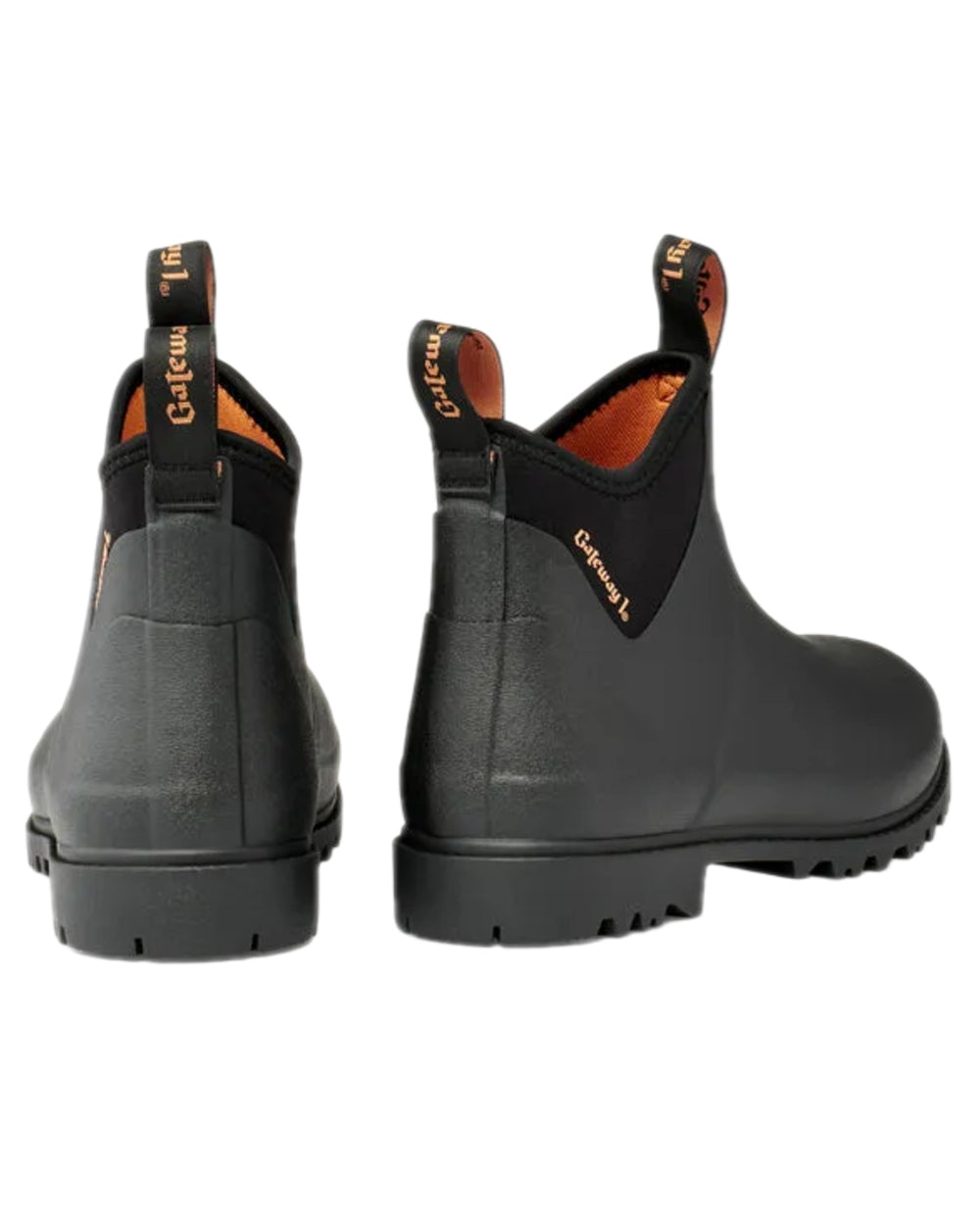 Black Coloured Gateway1 Ascot II Lady 6" 3mm Boots on white background