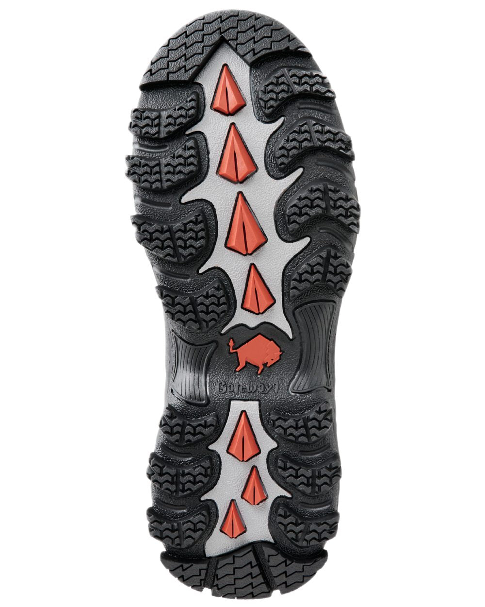 Black Coloured Gateway1 Woodwalker 7" 4mm Boots on white background