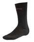 Black colour Harkila Coolmax II liner Sock on white background