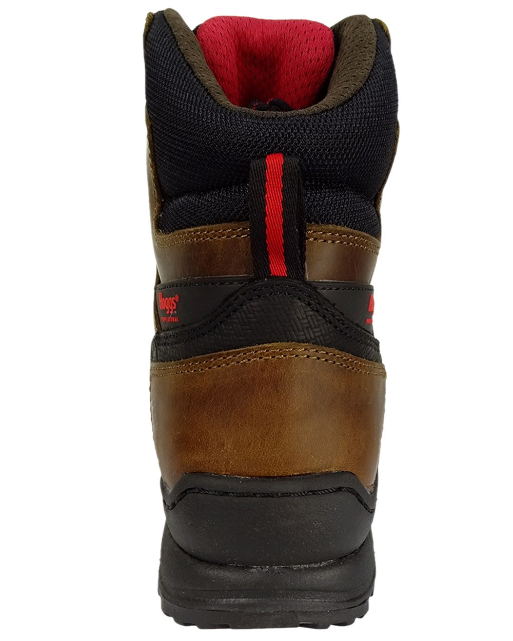 Crazy Horse Brown Coloured Hoggs of Fife Artemis Safety Lace-up Boots on white background