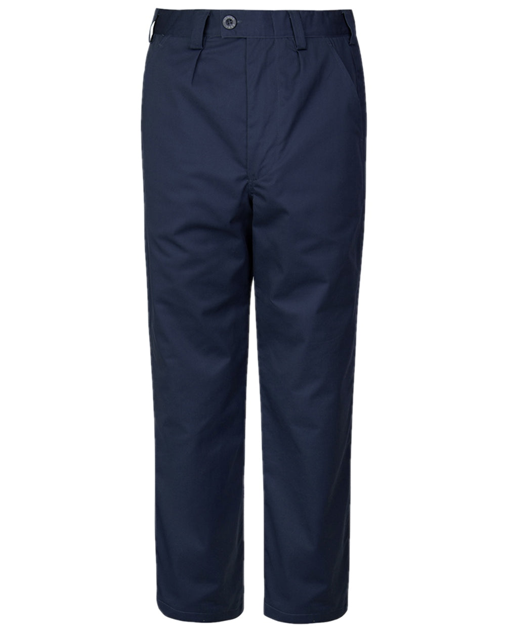 Navy Coloured Hoggs of Fife Bushwhacker Thermal Stretch Trousers on white background