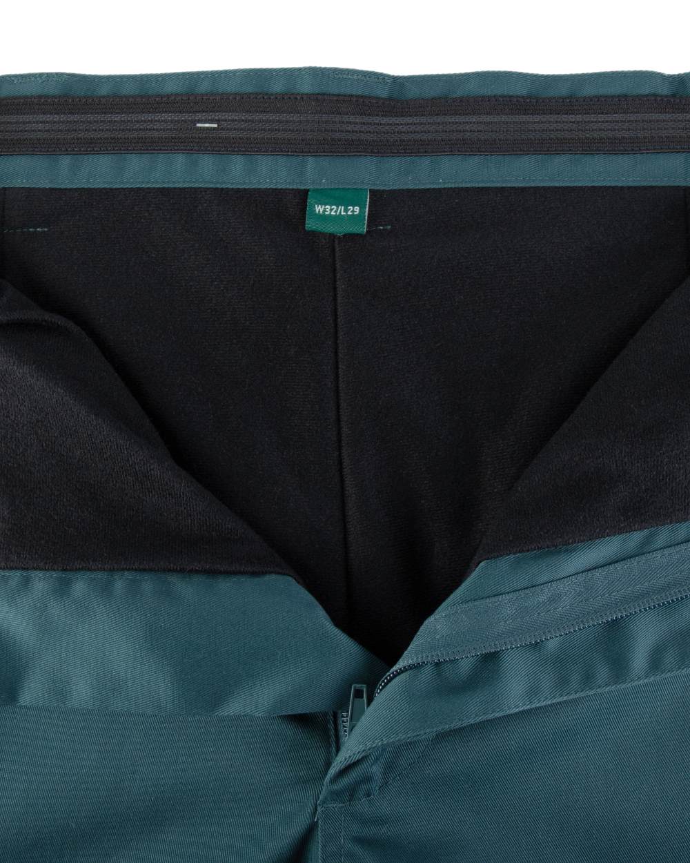 Spruce Coloured Hoggs of Fife Bushwhacker Thermal Stretch Trousers on white background