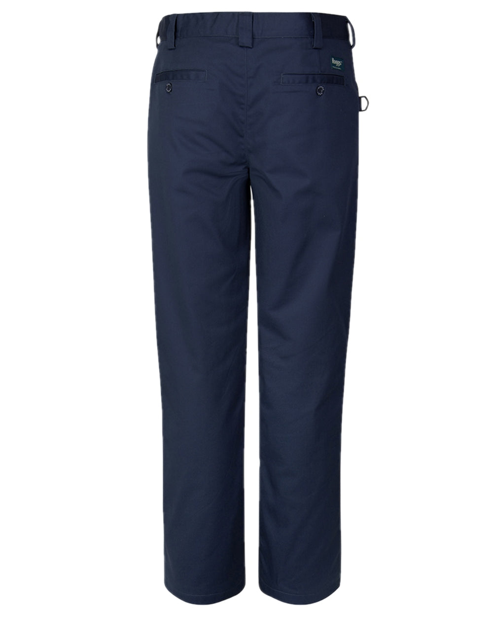 Navy Coloured Hoggs of Fife Bushwhacker Unlined Trousers on white background