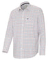 Red Blue Coloured Hoggs of Fife Callum Country Check Shirt on white background