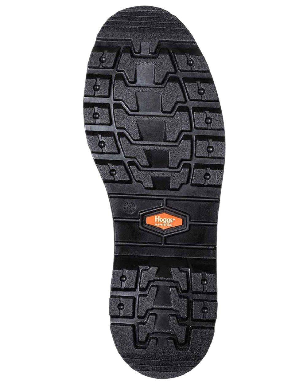 Black coloured Hoggs of Fife Classic Safety Dealer Boot on white background