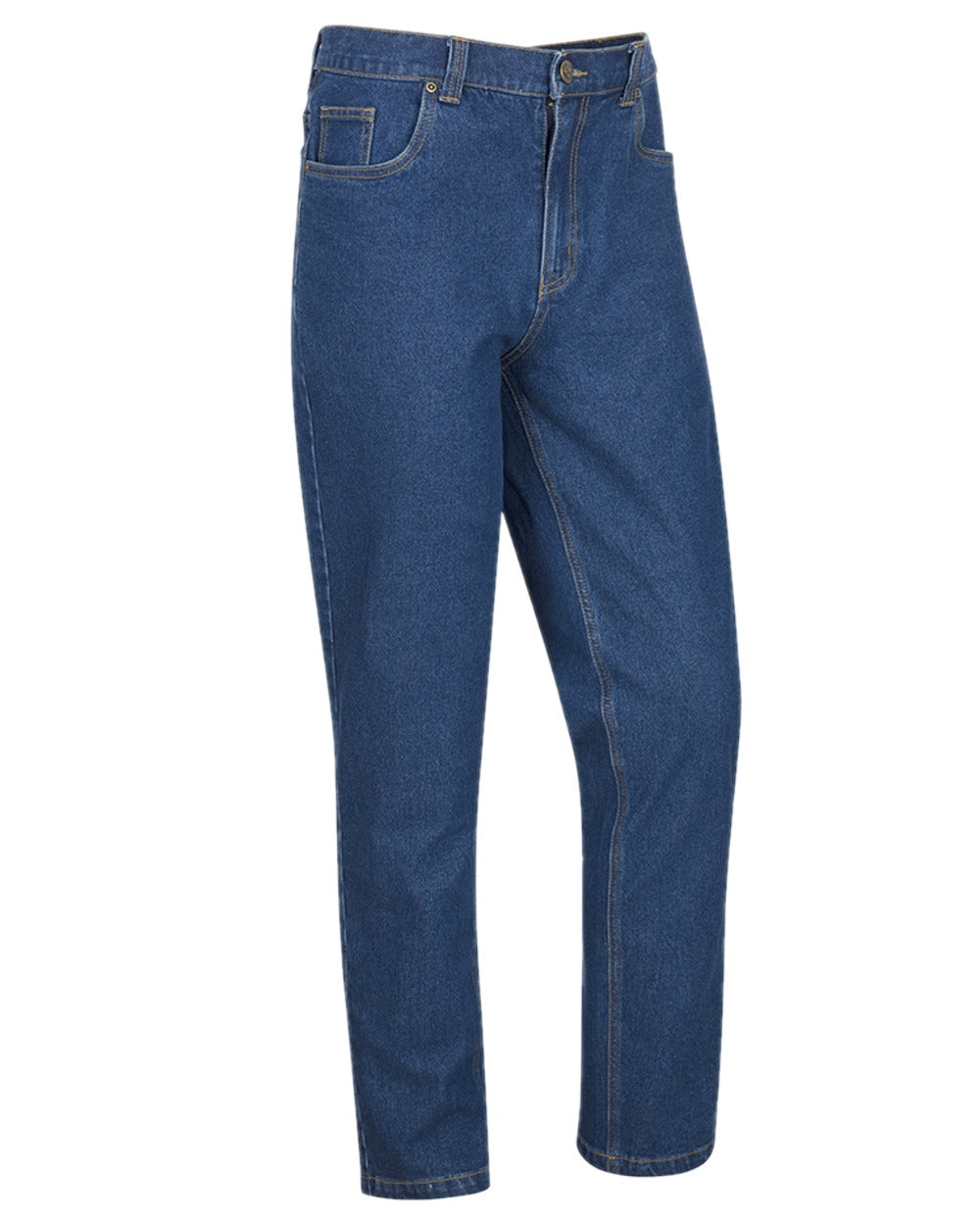 Stonewash Coloured Hoggs of Fife Clyde Comfort Denim Jeans on white background