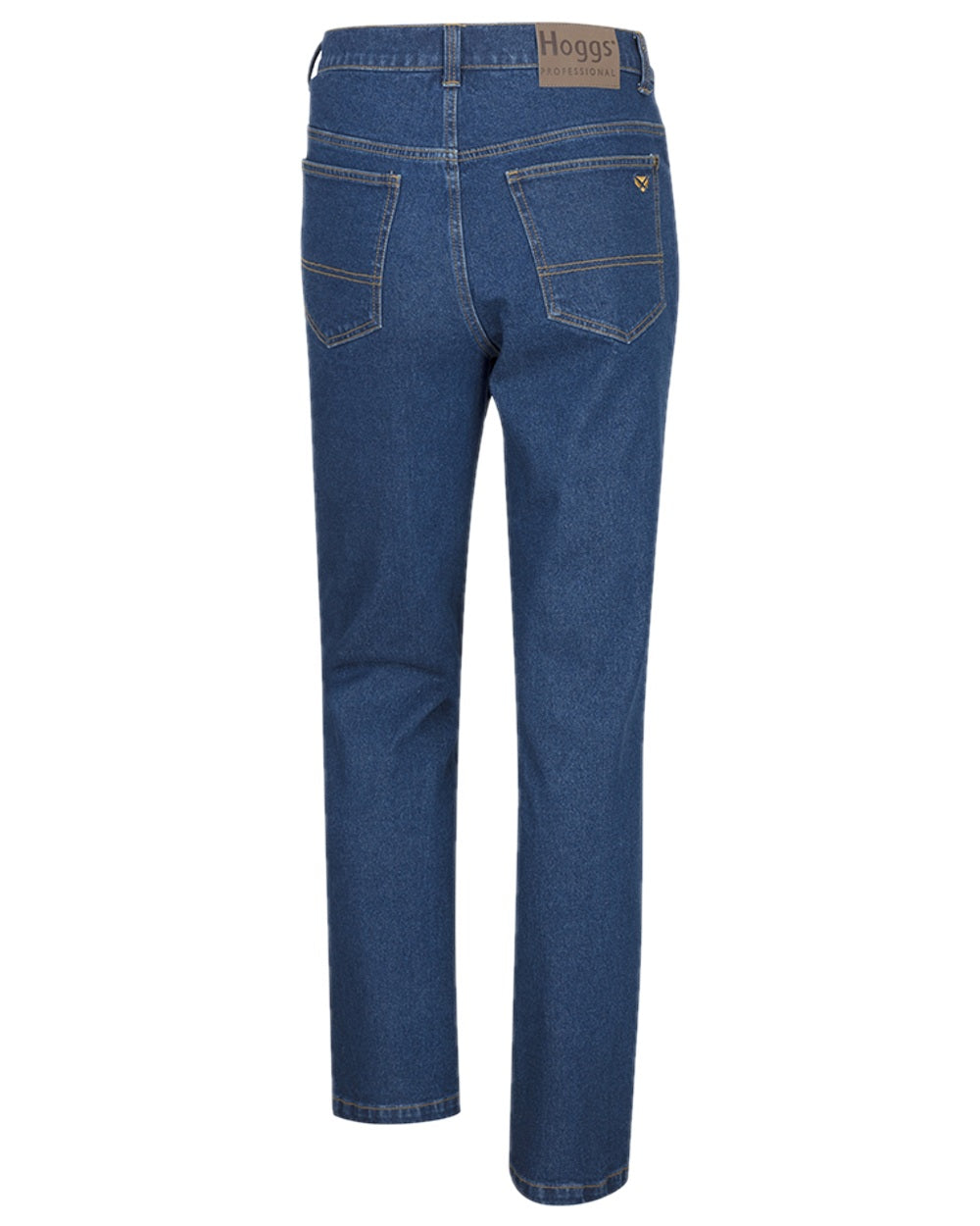 Stonewash Coloured Hoggs of Fife Clyde Comfort Denim Jeans on white background