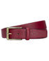Tan Coloured Hoggs of Fife Feather Edge Leather 35mm Belt on white background