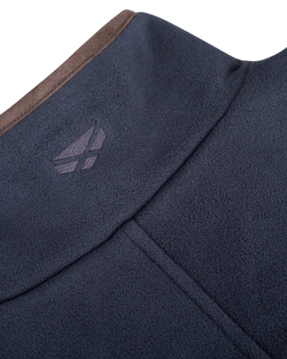 Navy Coloured Hoggs of Fife Ghillie II Padded Waterproof Fleece Jacket on white background