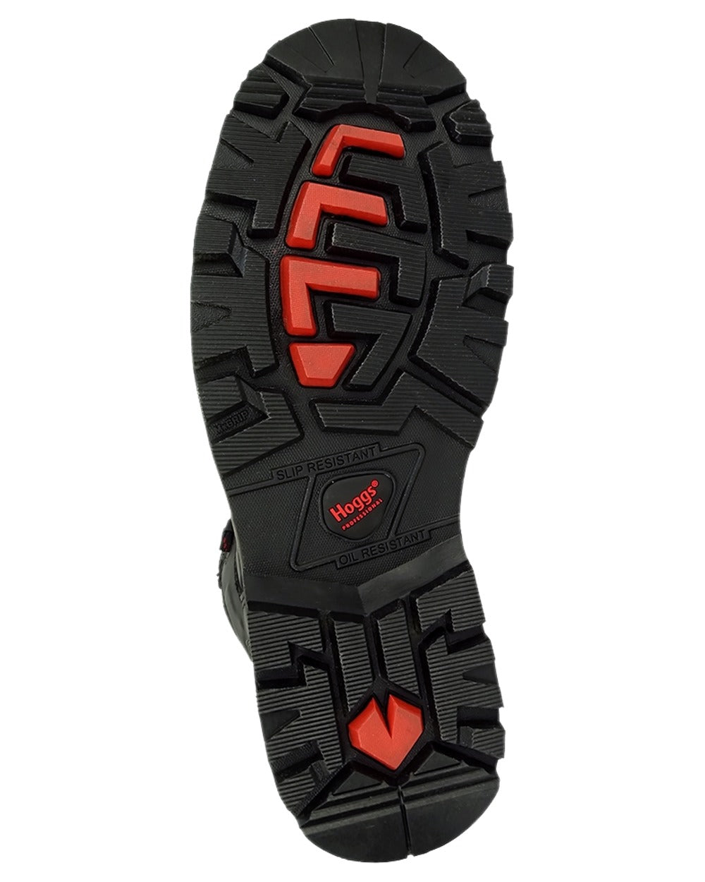 Black Coloured Hoggs of Fife Hercules Waterproof Safety Boots on white background