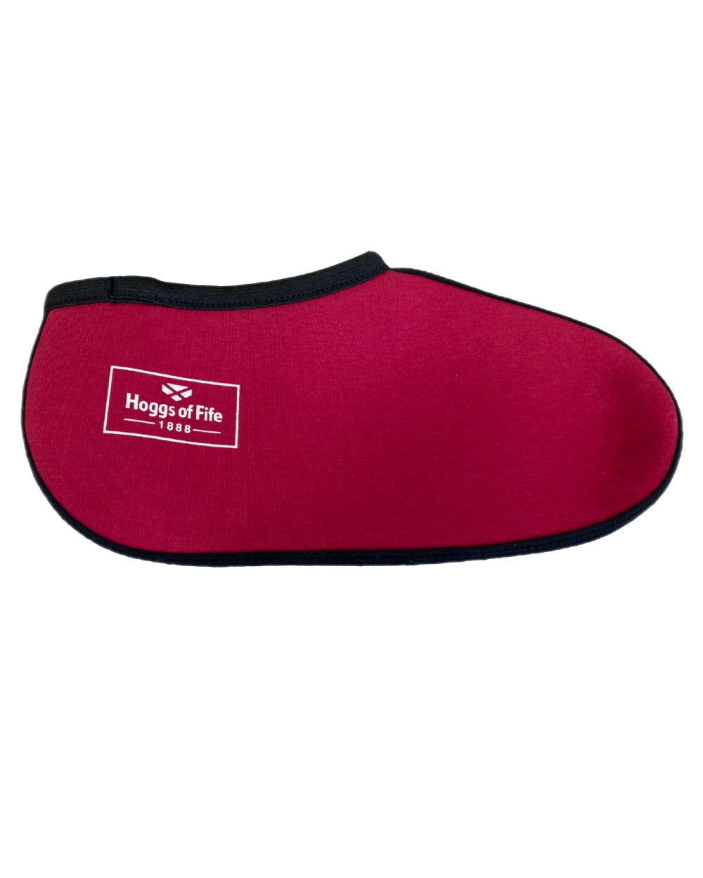 Burgundy Coloured Hoggs of Fife Insulated Boot Sock on white background