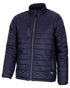 Navy Merlot Coloured Hoggs of Fife Kingston Lightweight Quilted Jacket on white background