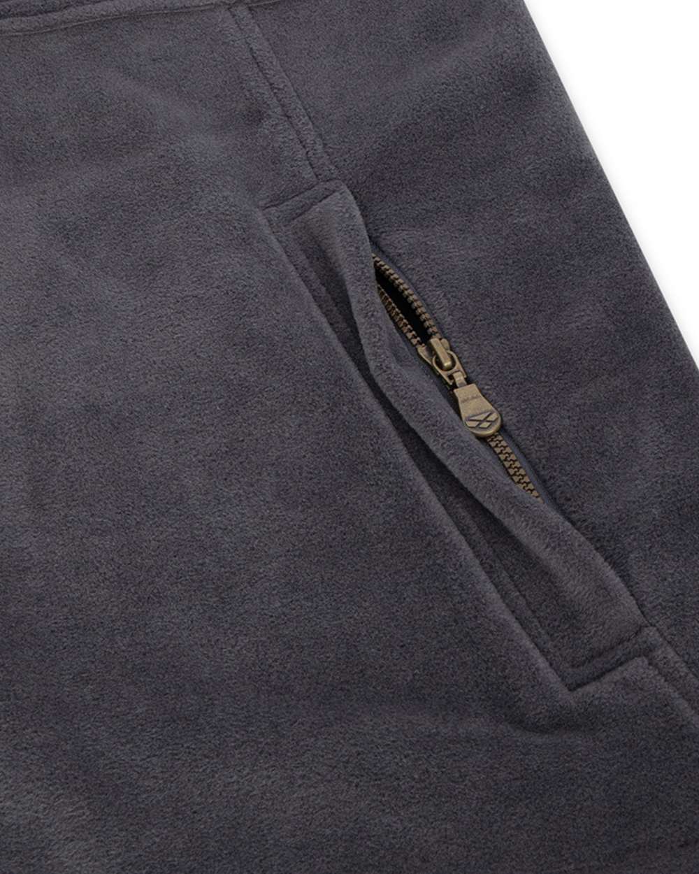 Charcoal Coloured Hoggs of Fife Stenton Technical Fleece Gilet on white background