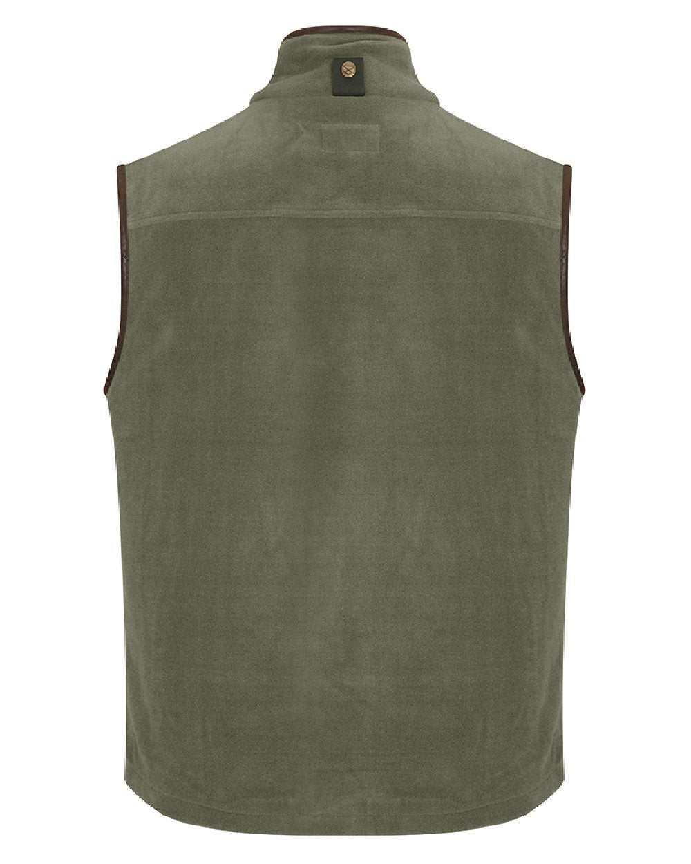 Lovat coloured Hoggs of Fife Stenton Technical Fleece Gilet on white background