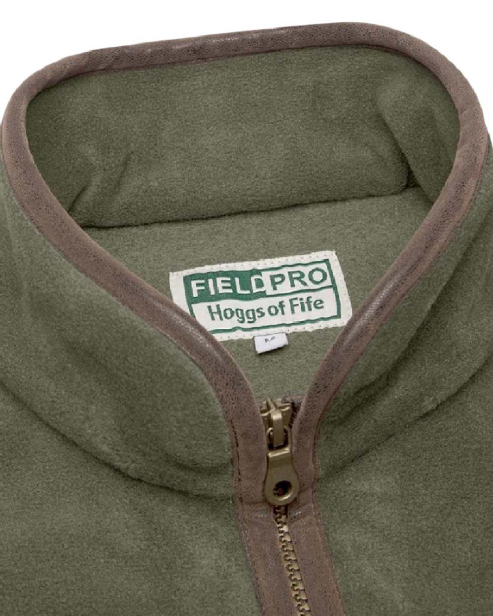 Lovat coloured Hoggs of Fife Stenton Technical Fleece Gilet on white background