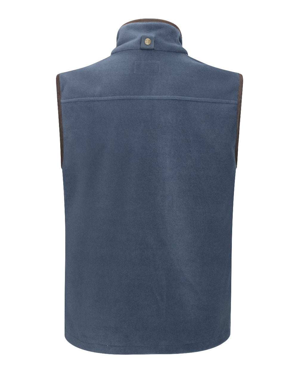 Slate Grey coloured Hoggs of Fife Stenton Technical Fleece Gilet on white background