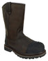 Brown Coloured Hoggs of Fife Thor Safety Rigger Boots on white background