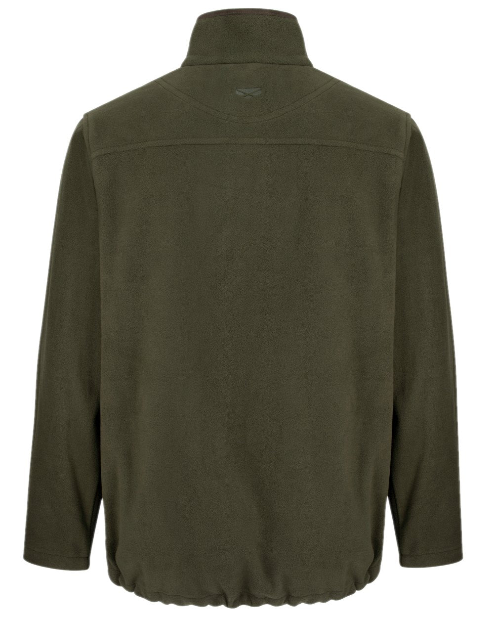 Green Coloured Hoggs of Fife Woodhall Fleece Jacket on white background