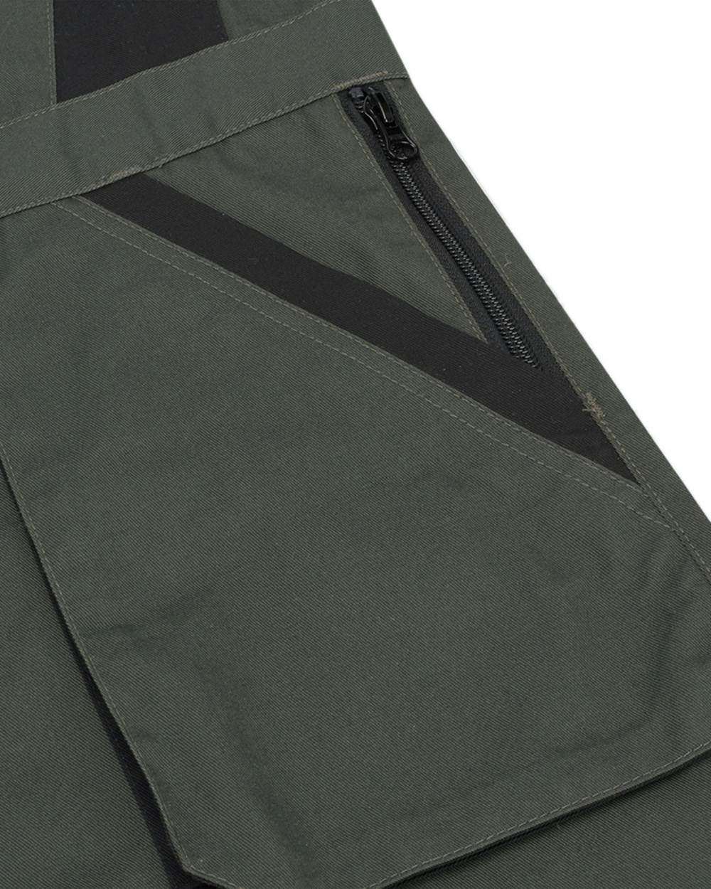 Spruce Black Coloured Hoggs of Fife Workhogg Zipped Cotton Coverall on white background