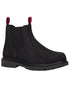 Crazy Horse Black Coloured Hoggs of Fife Zeus Safety Dealer Boots on white background