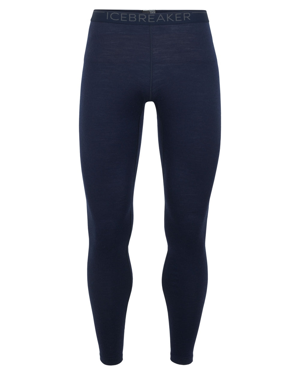 Midnight Navy Coloured Icebreaker Mens Merino 200 Oasis Thermal Leggings on white background