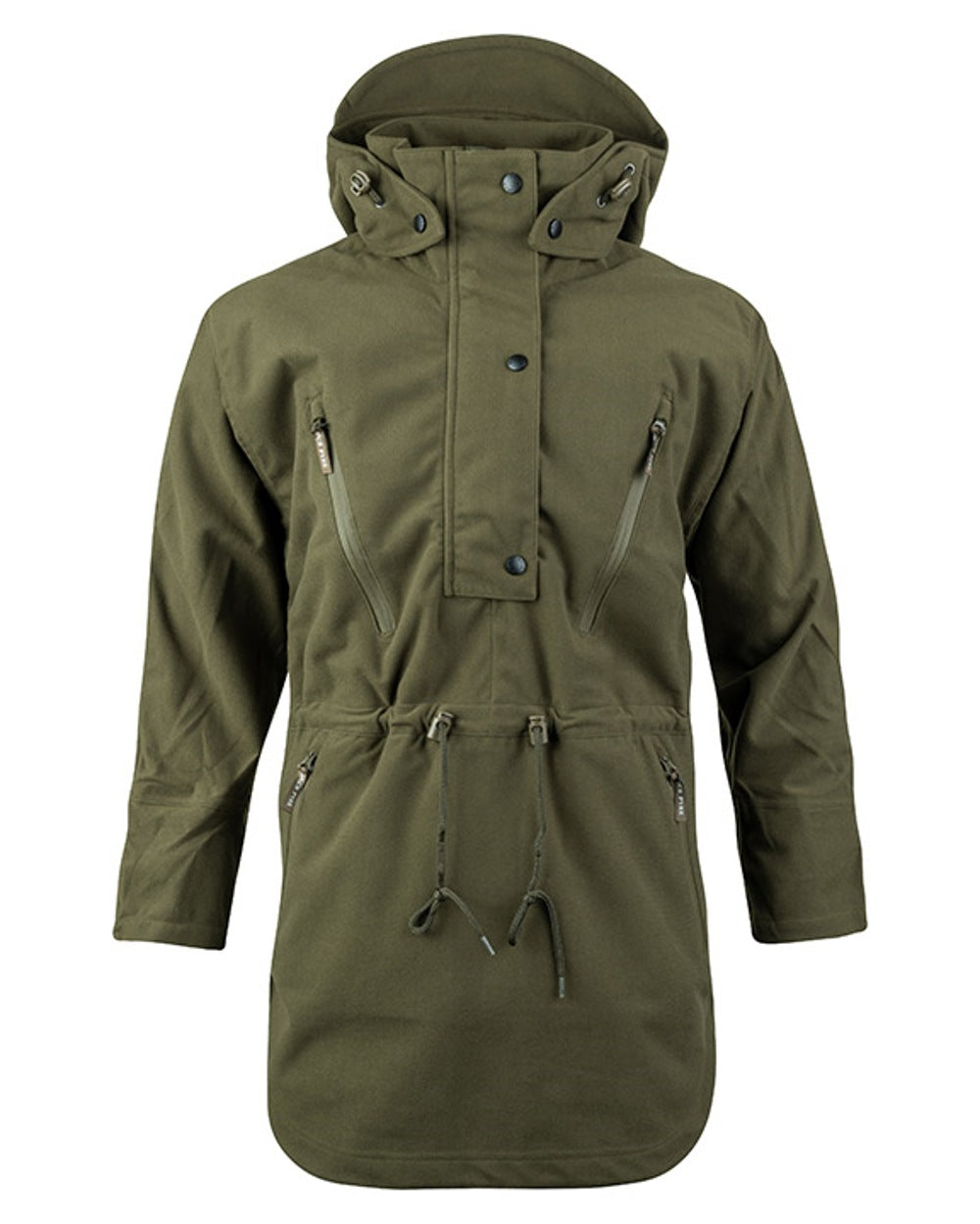 Moss Green Coloured Jack Pyke Argyll Smock On A White Background