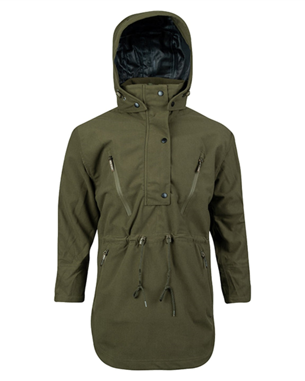 Moss Green Coloured Jack Pyke Argyll Smock On A White Background