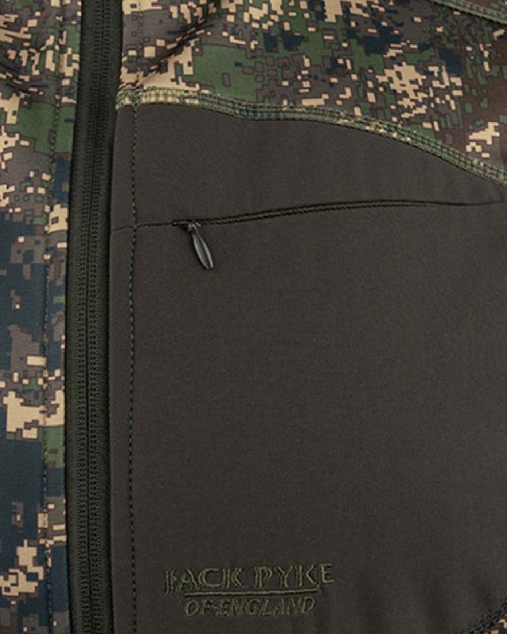 Digicam coloured Jack Pyke Ashcombe Technical Fleece on White background