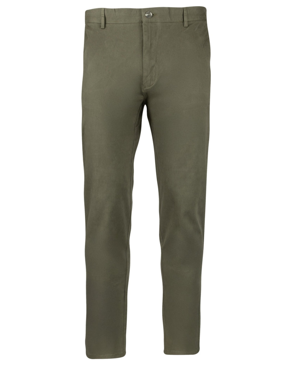 Khaki Olive coloured Jack Pyke Chino Trousers on white background