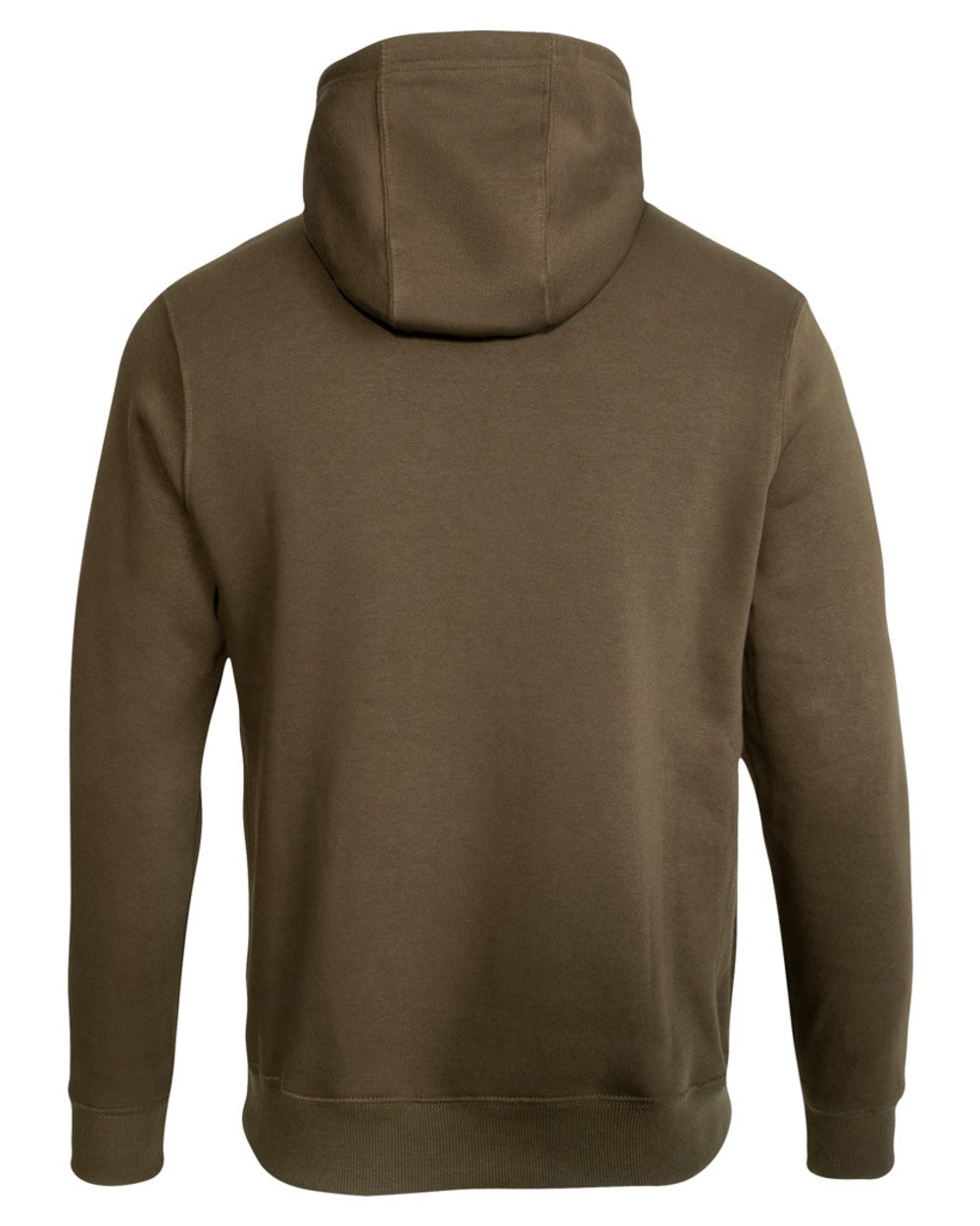 Olive Coloured Jack Pyke Mens Dalesman Hoodie on white background