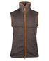 Brown Coloured Jack Pyke Mens Melange Fleece Gilet on white background
