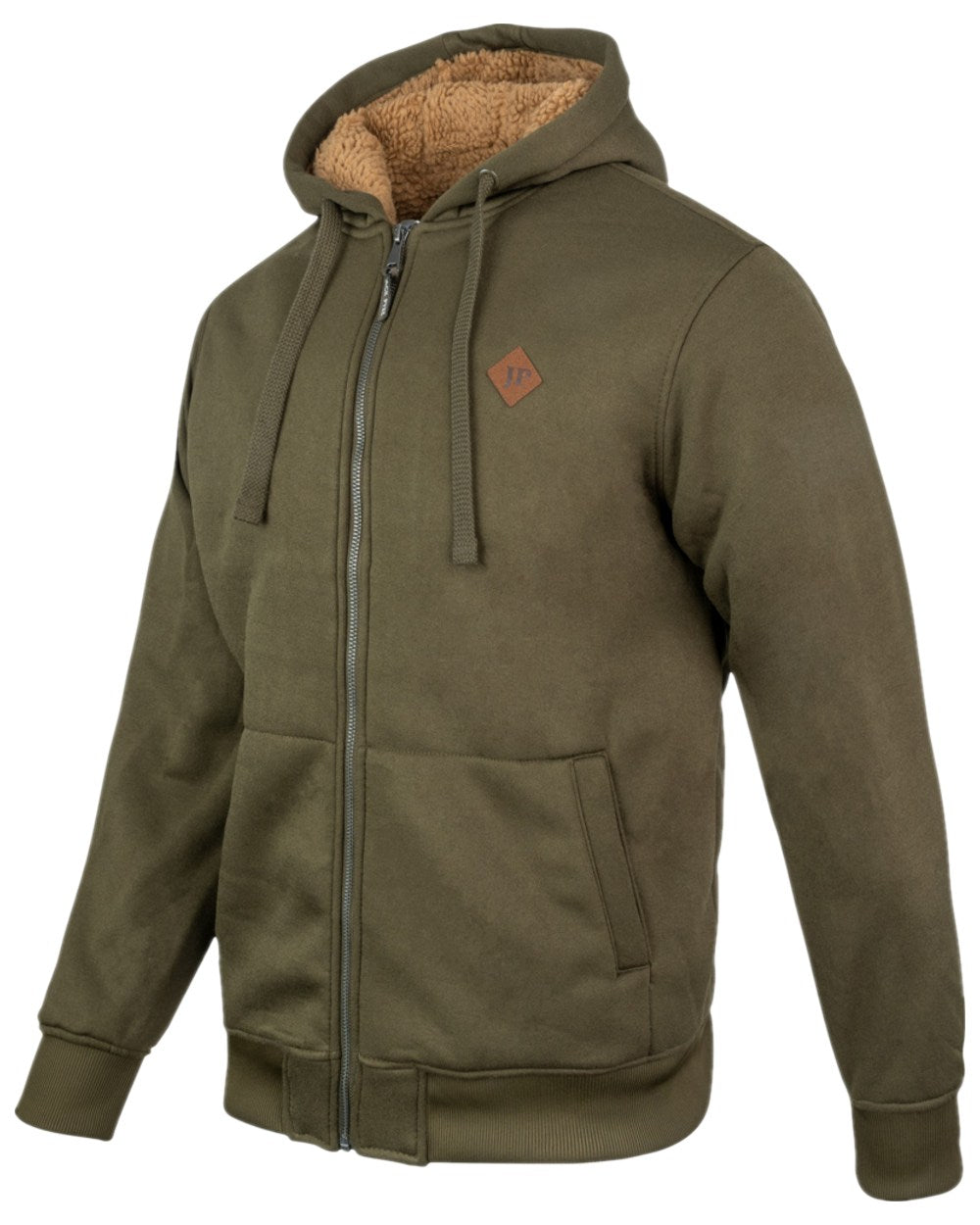 Green Coloured Jack Pyke Mens Yakka Hoodie on white background