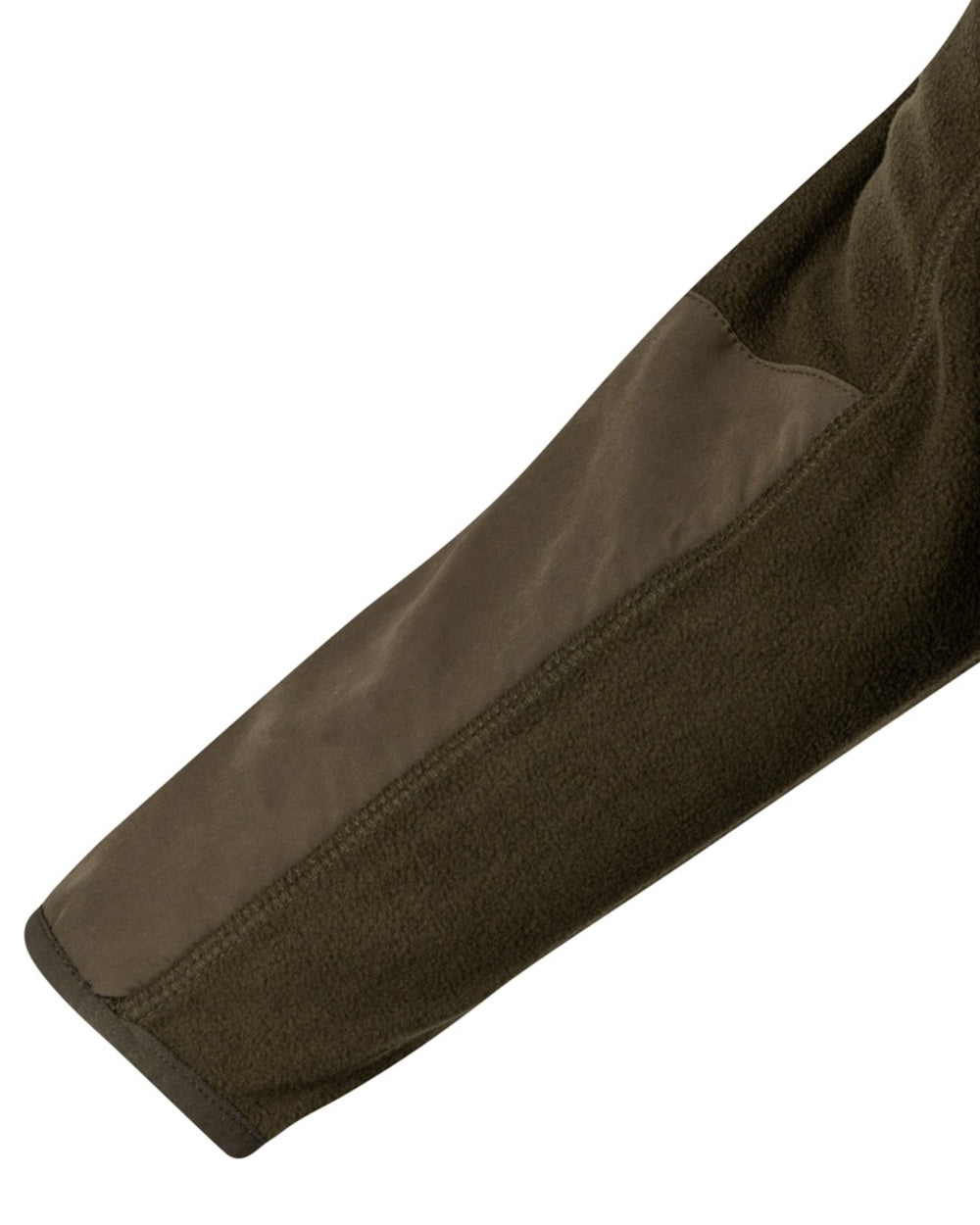 Dark Olive coloured Jack Pyke Rannock Fleece Pullover on white background