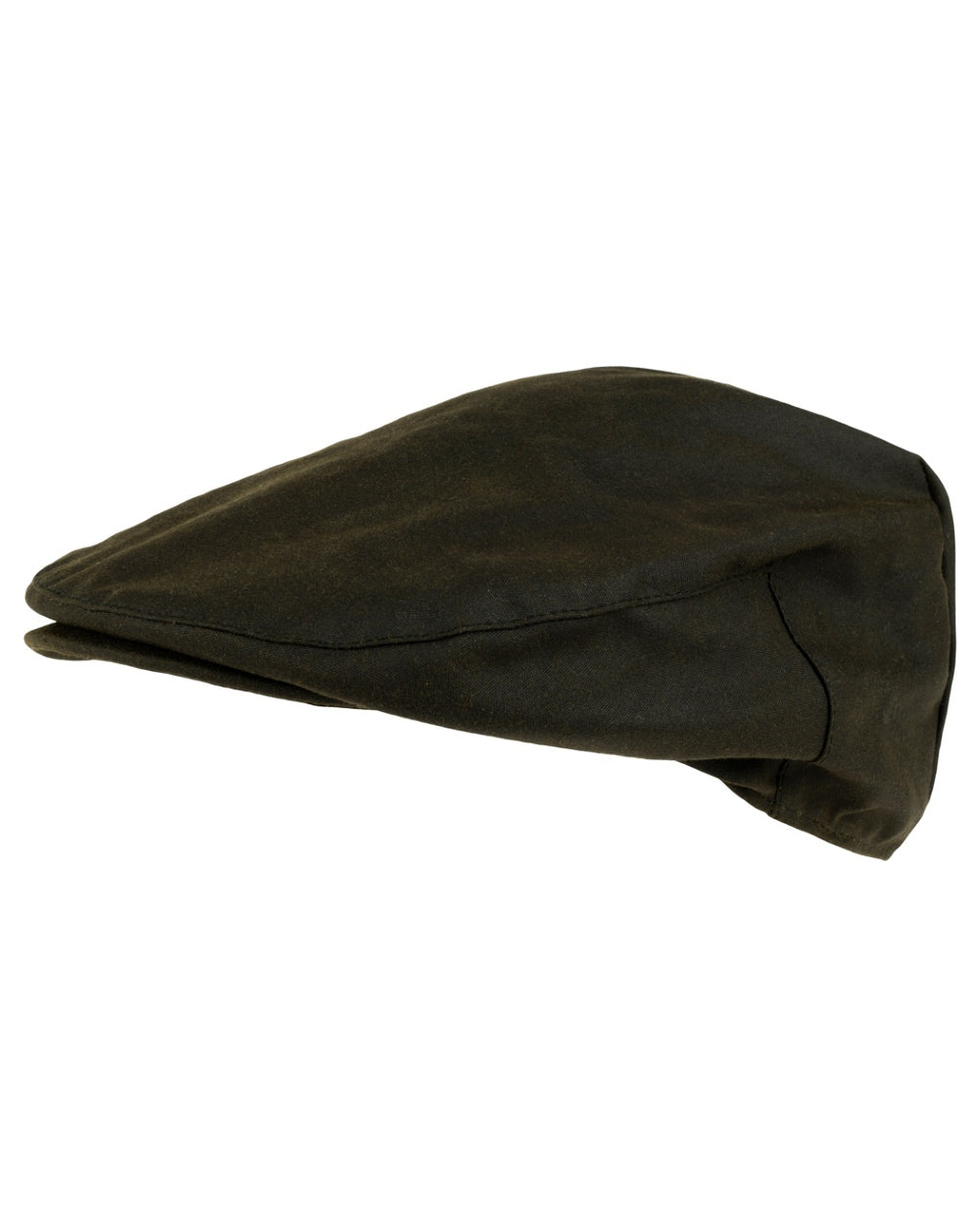 Green coloured Jack Pyke Wax Flat Cap on white background